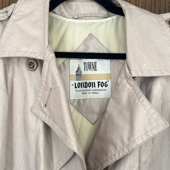LONDON FOG VINTAGE RAIN TRENCH COAT - Picture 2 of 10